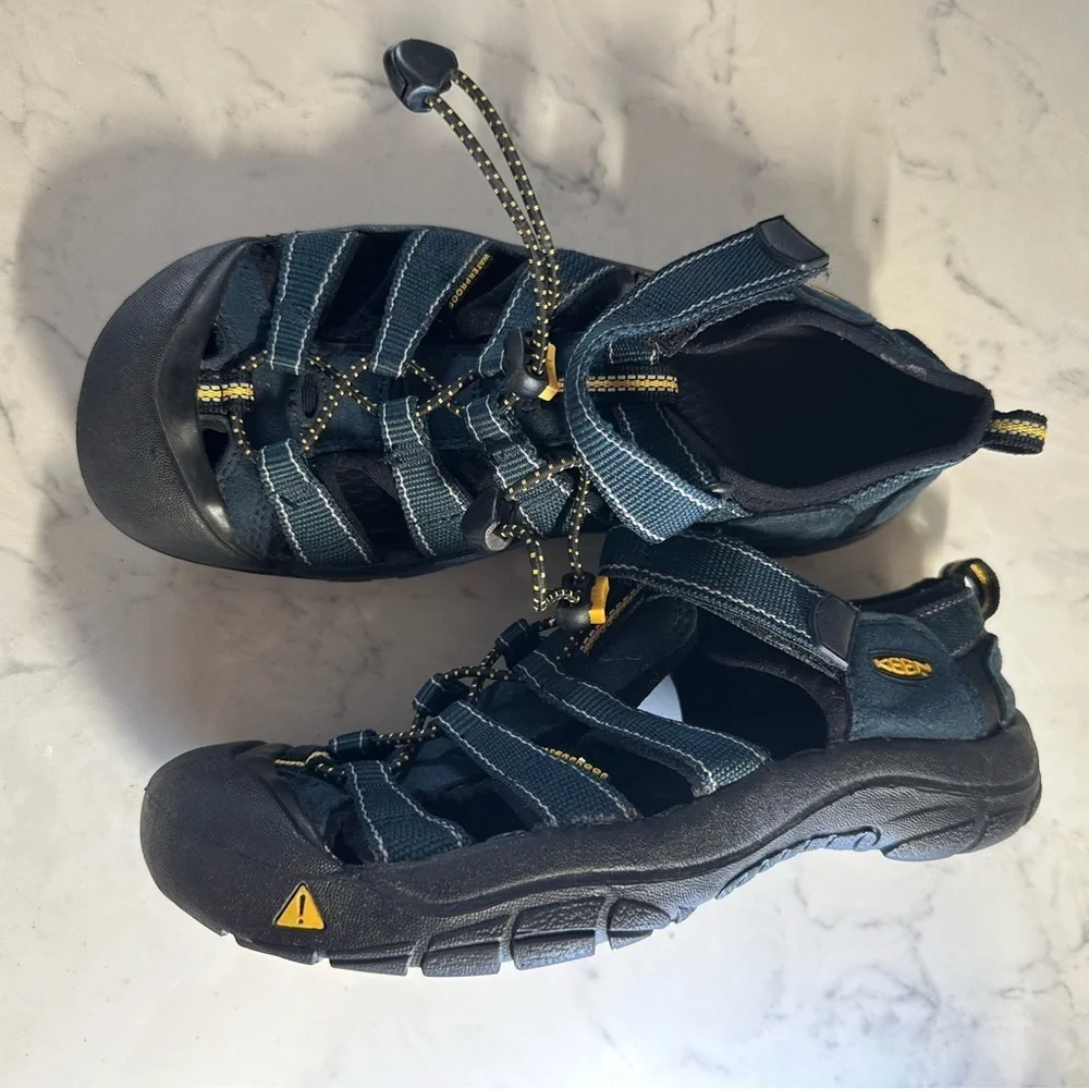 Keen Black and Yellow Adventure Sandals